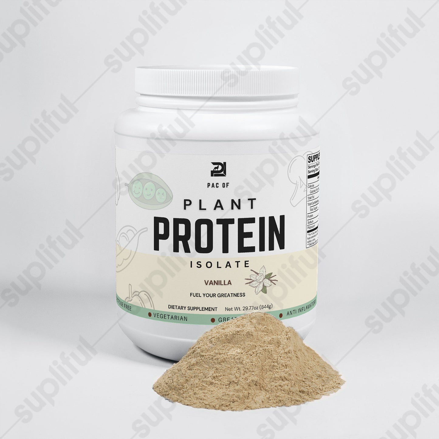PAC of Plant Protein Isolate (Vanilla)