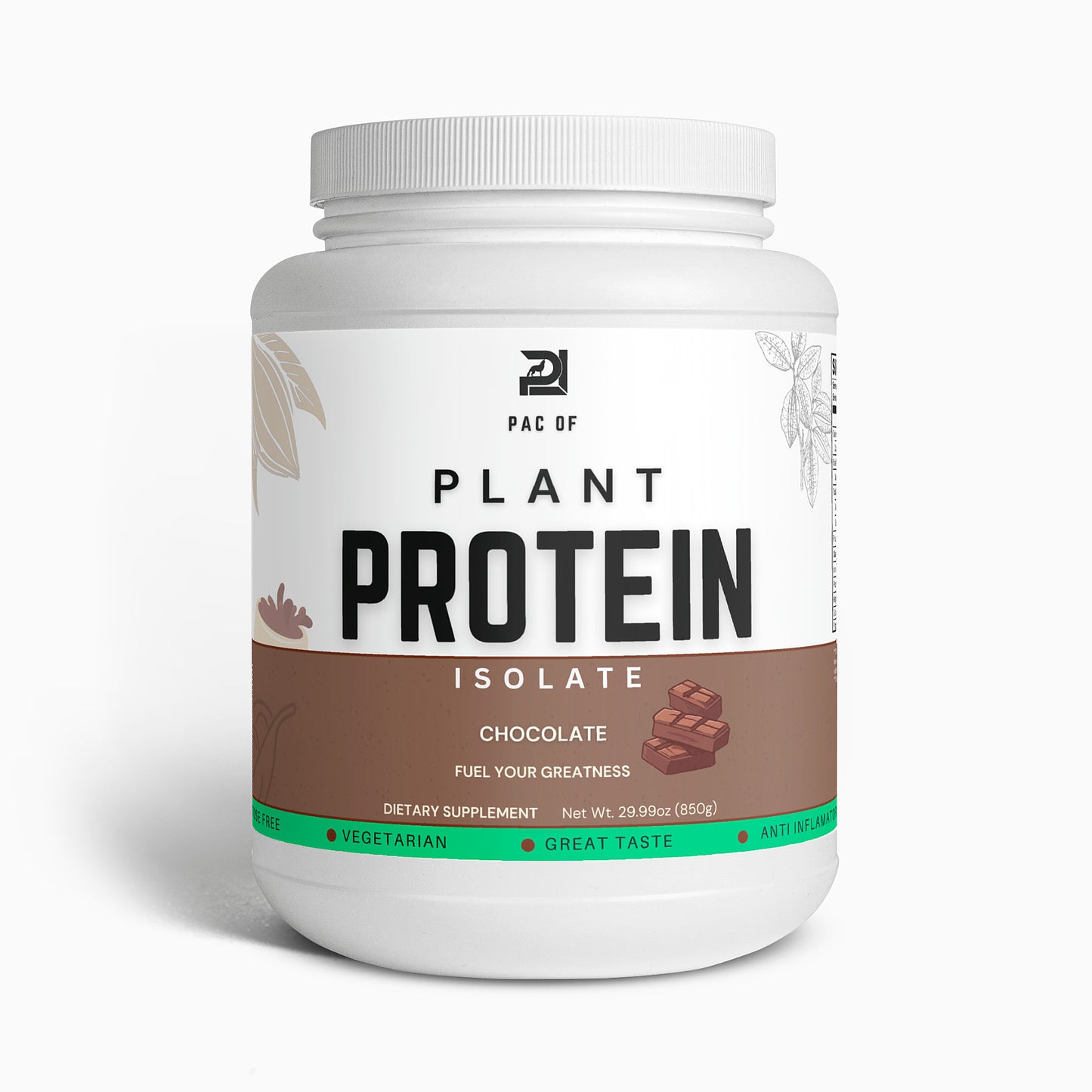 PAC of Plant Protein Isolate (Chocolate)